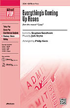 Everything's Coming up Roses SATB choral sheet music cover Thumbnail